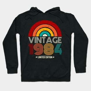 Vintage 1984 Limited Edition Birthday Gift Hoodie